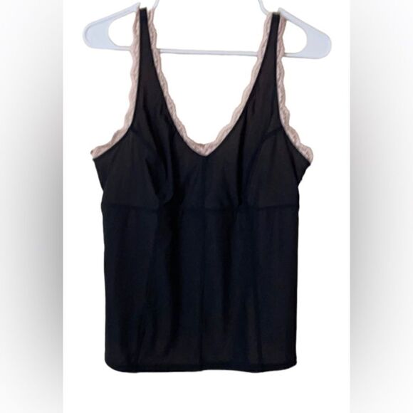 Express Sleeveless BabyDoll Top with lace size Large - Picture 1 of 14